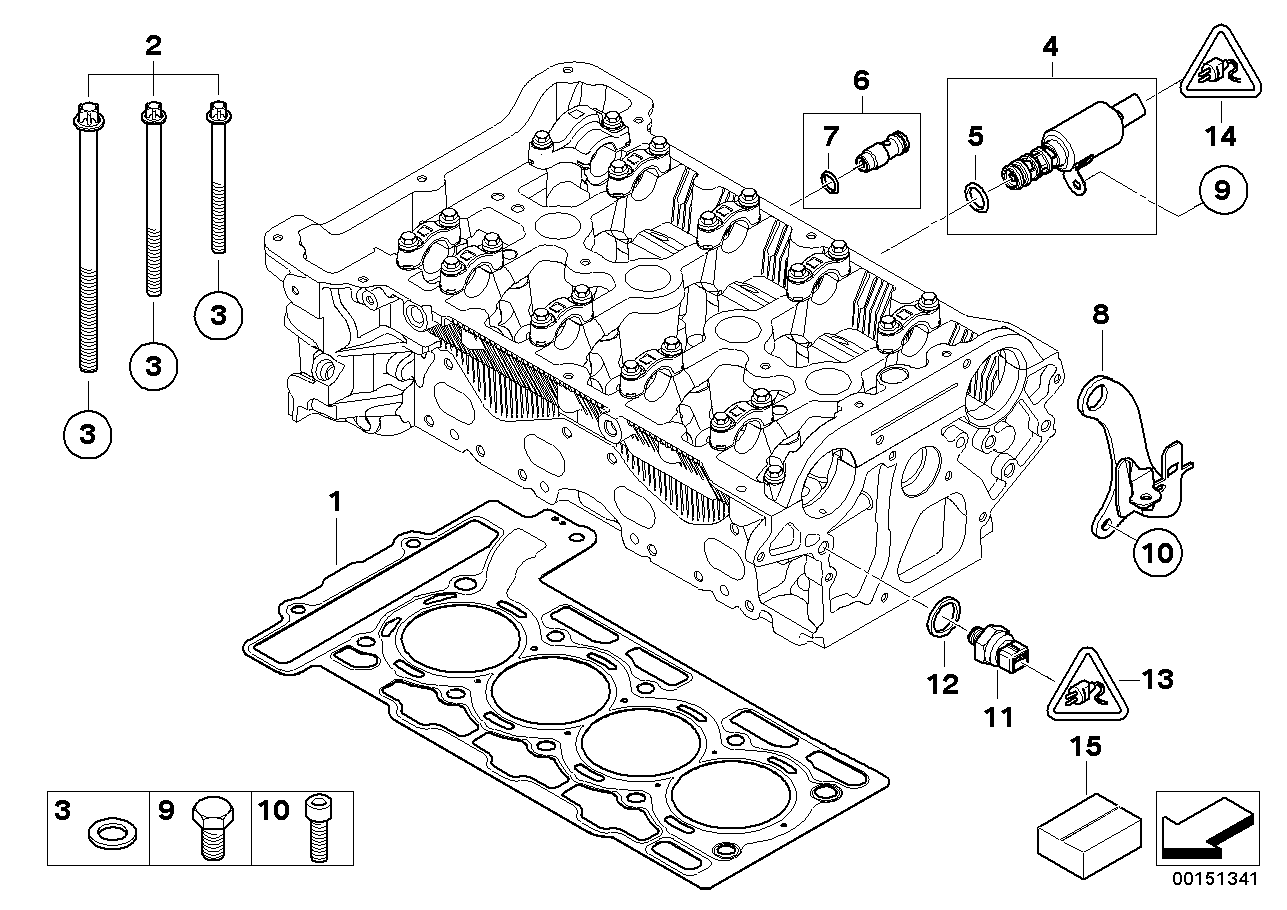 Mini 12 61 7 546 239 - Inel etansare, surub drena ulei allinparts.ro