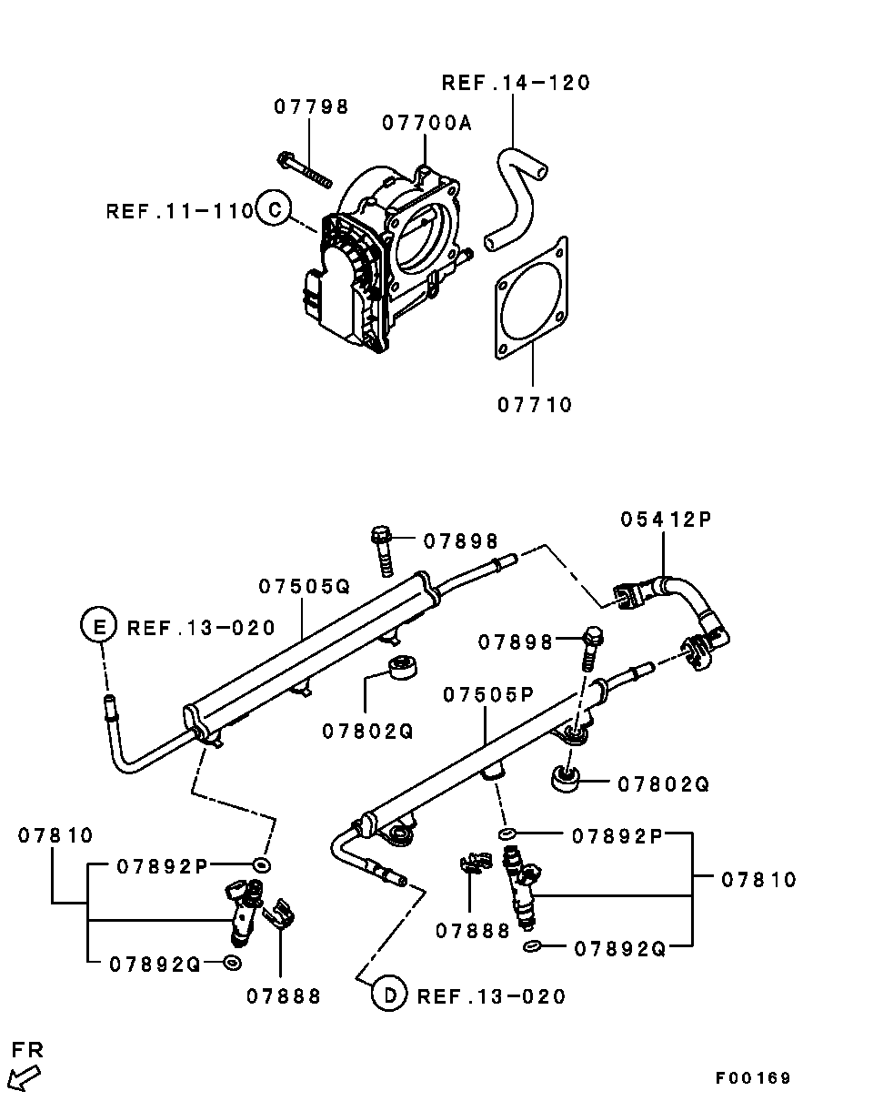 Mitsubishi 1465A116 - Inel de etansare allinparts.ro