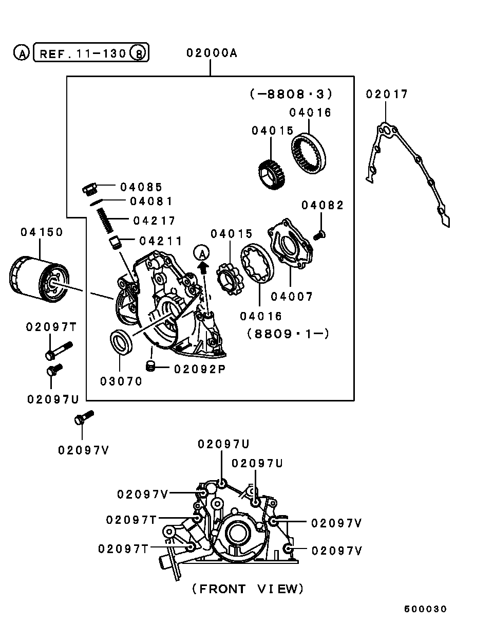 Asia Motors MD03 1805 - Filtru ulei allinparts.ro