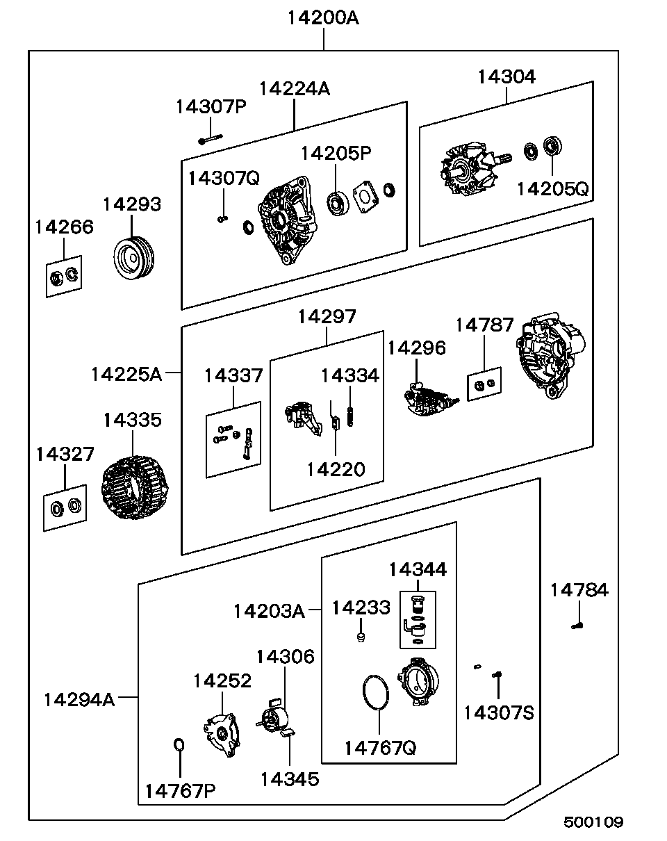 Mitsubishi MD607688 - Lagar allinparts.ro