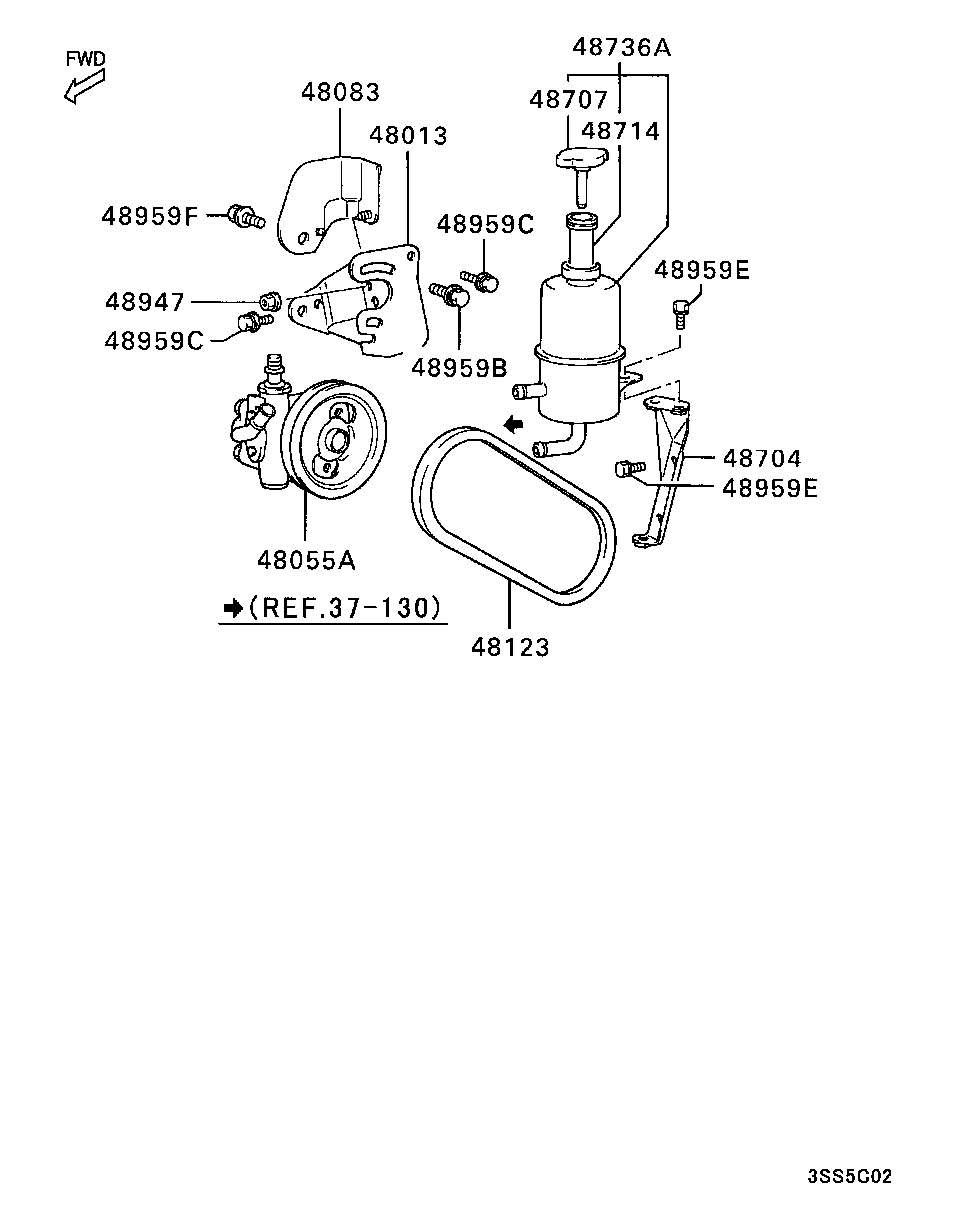 Mitsubishi MD178430 - Curea transmisie allinparts.ro