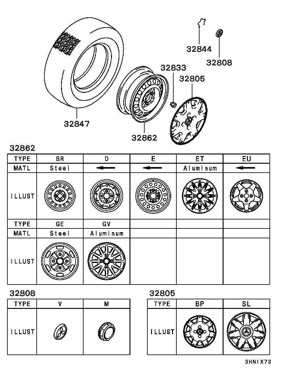 Mitsubishi MB057636 - Piulita roata allinparts.ro