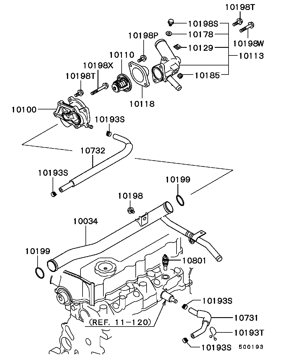 Eagle MD175746 - Termostat,lichid racire allinparts.ro