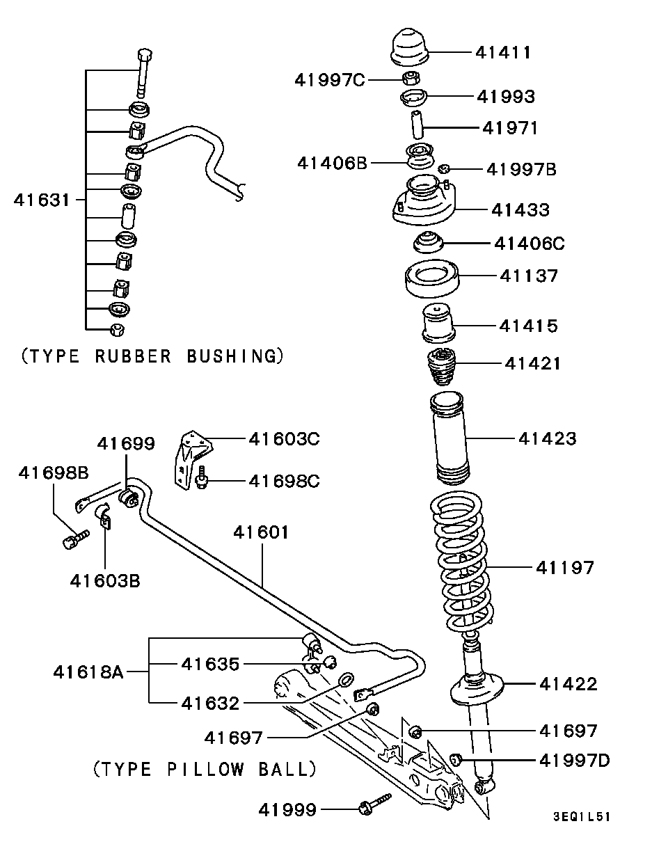 Mitsubishi MB809271 - Amortizor allinparts.ro