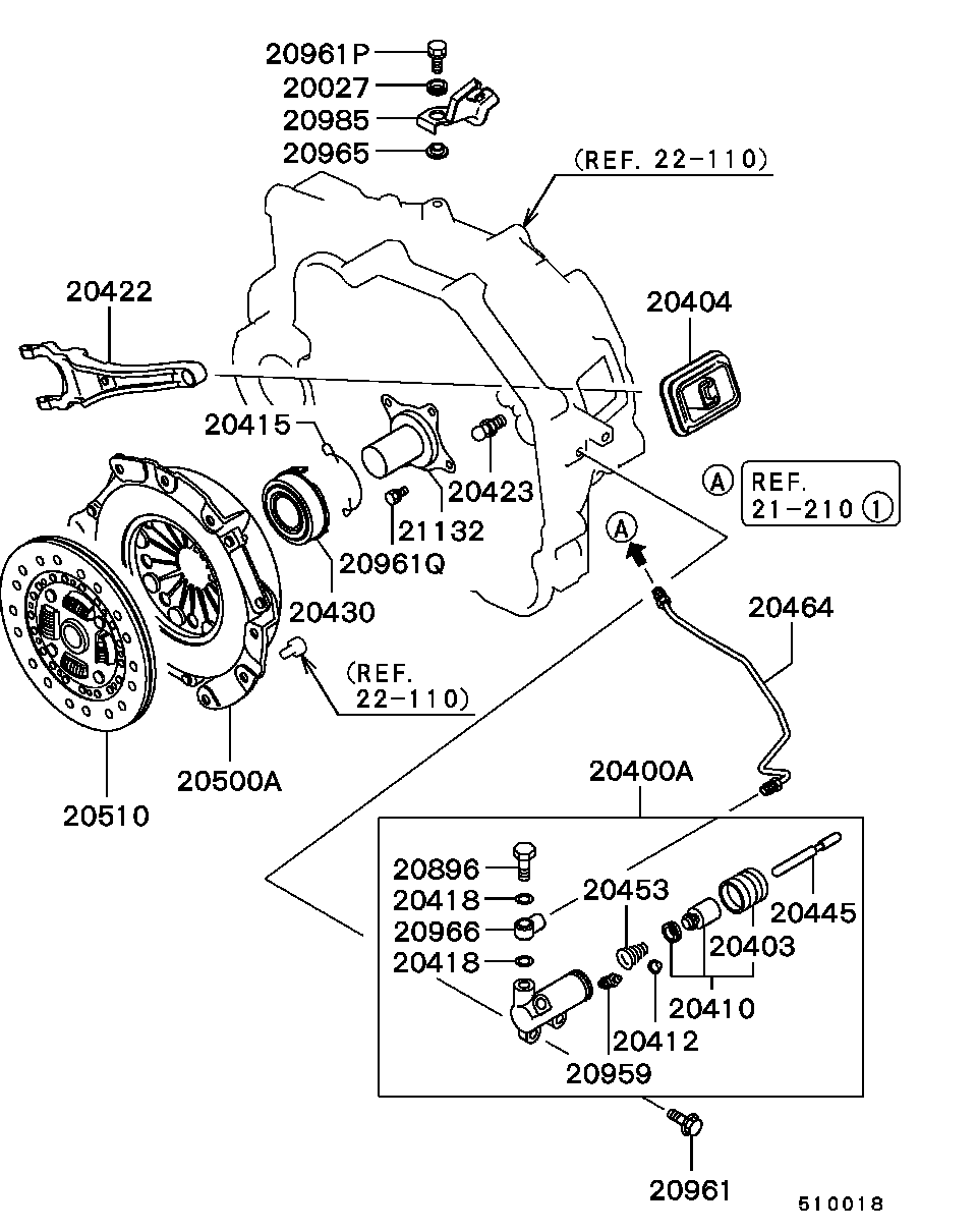 Mitsubishi 2301A049 - Disc ambreiaj allinparts.ro