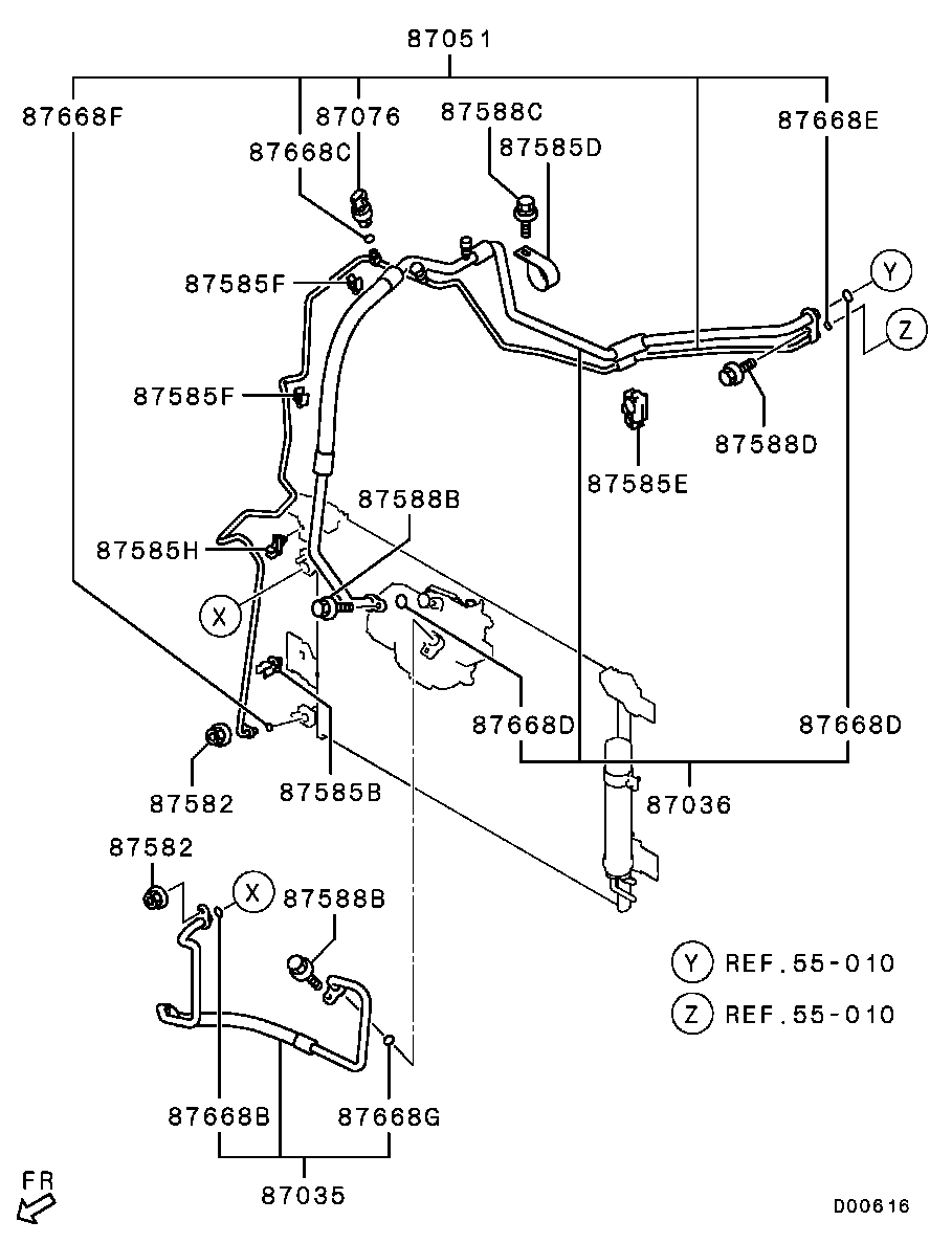 Mitsubishi MB94 6604 - Inel de etansare allinparts.ro