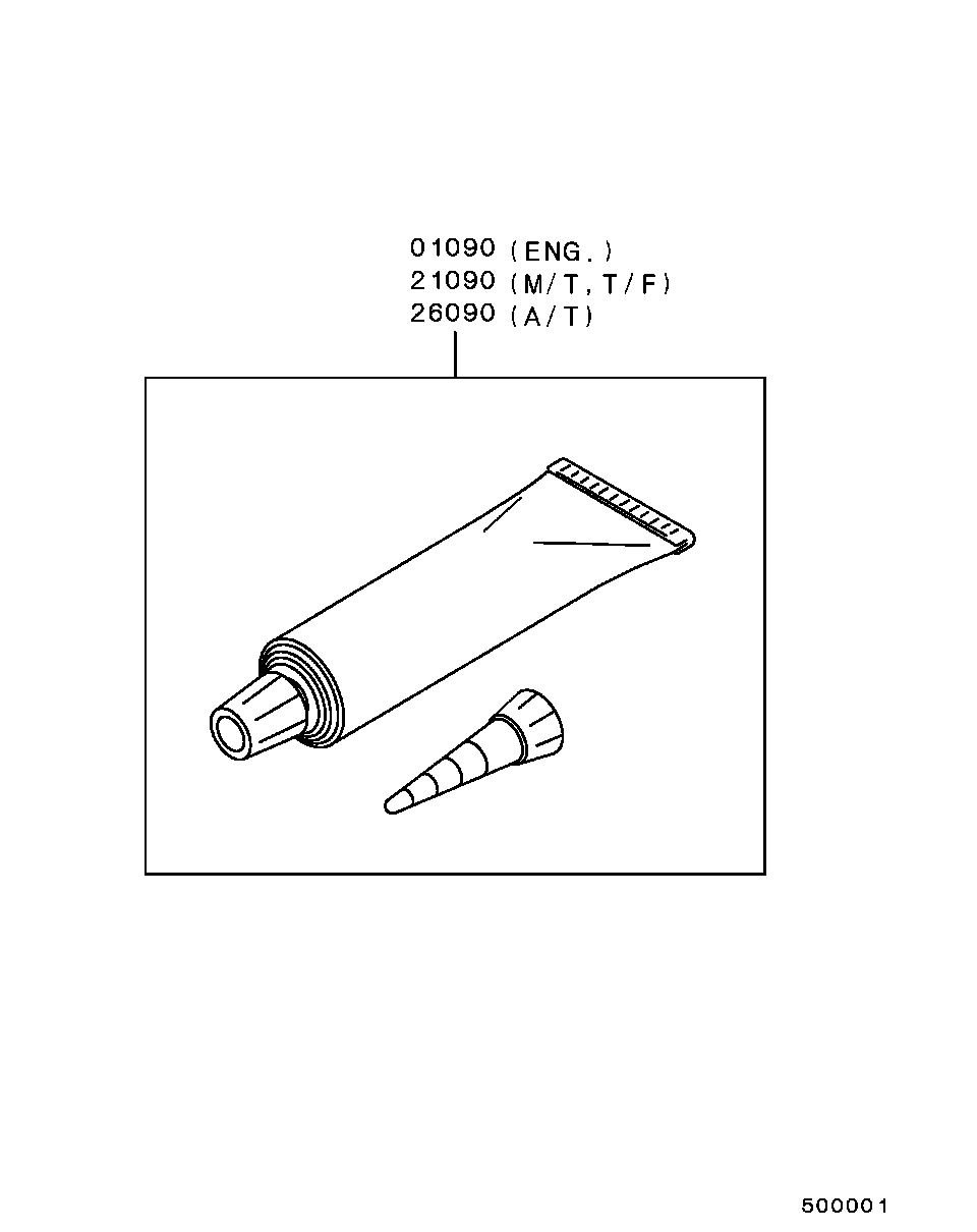 Mitsubishi MD-997110 - Garnitura baie ulei allinparts.ro