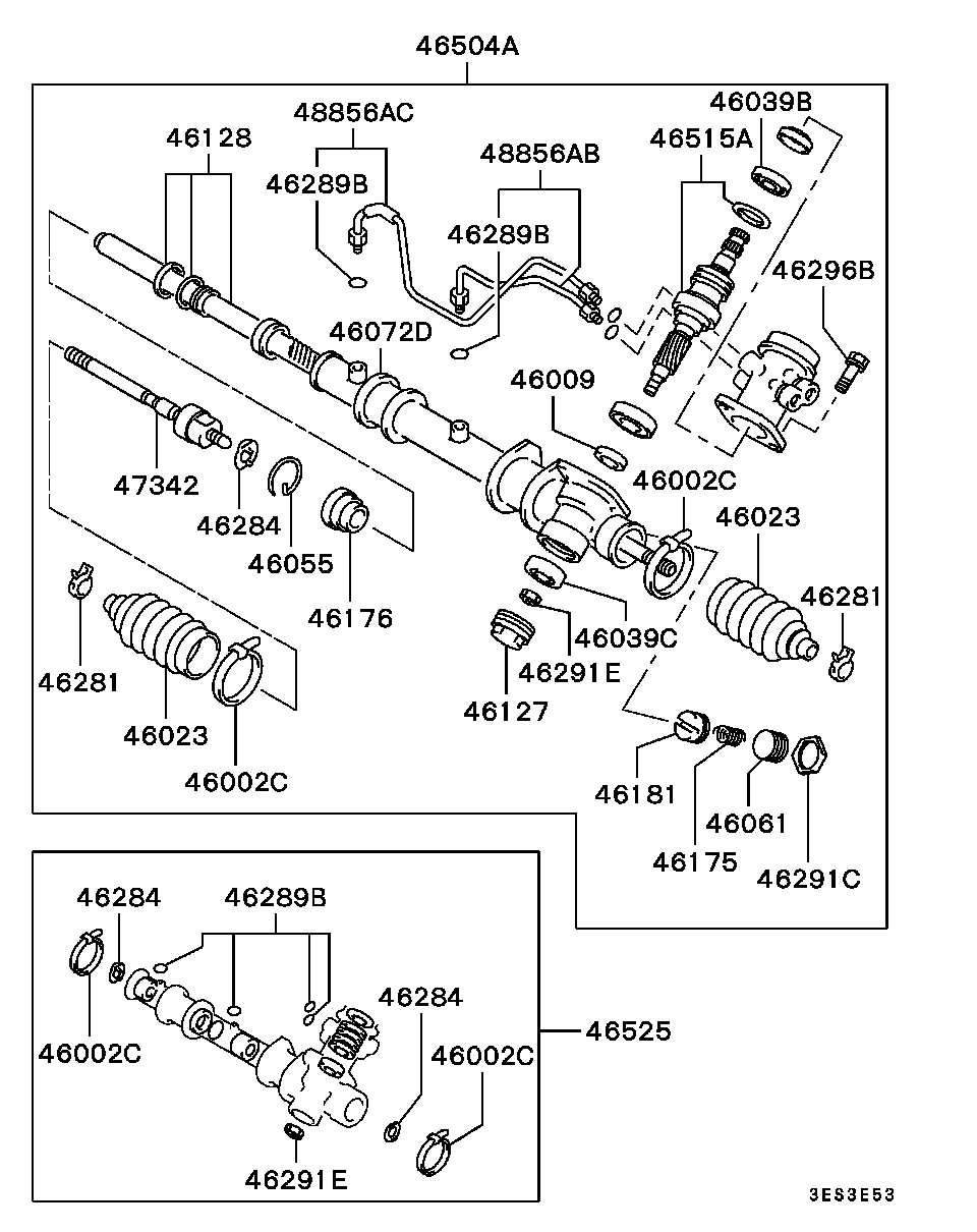 Mitsubishi MB91 0820 - Caseta directie allinparts.ro