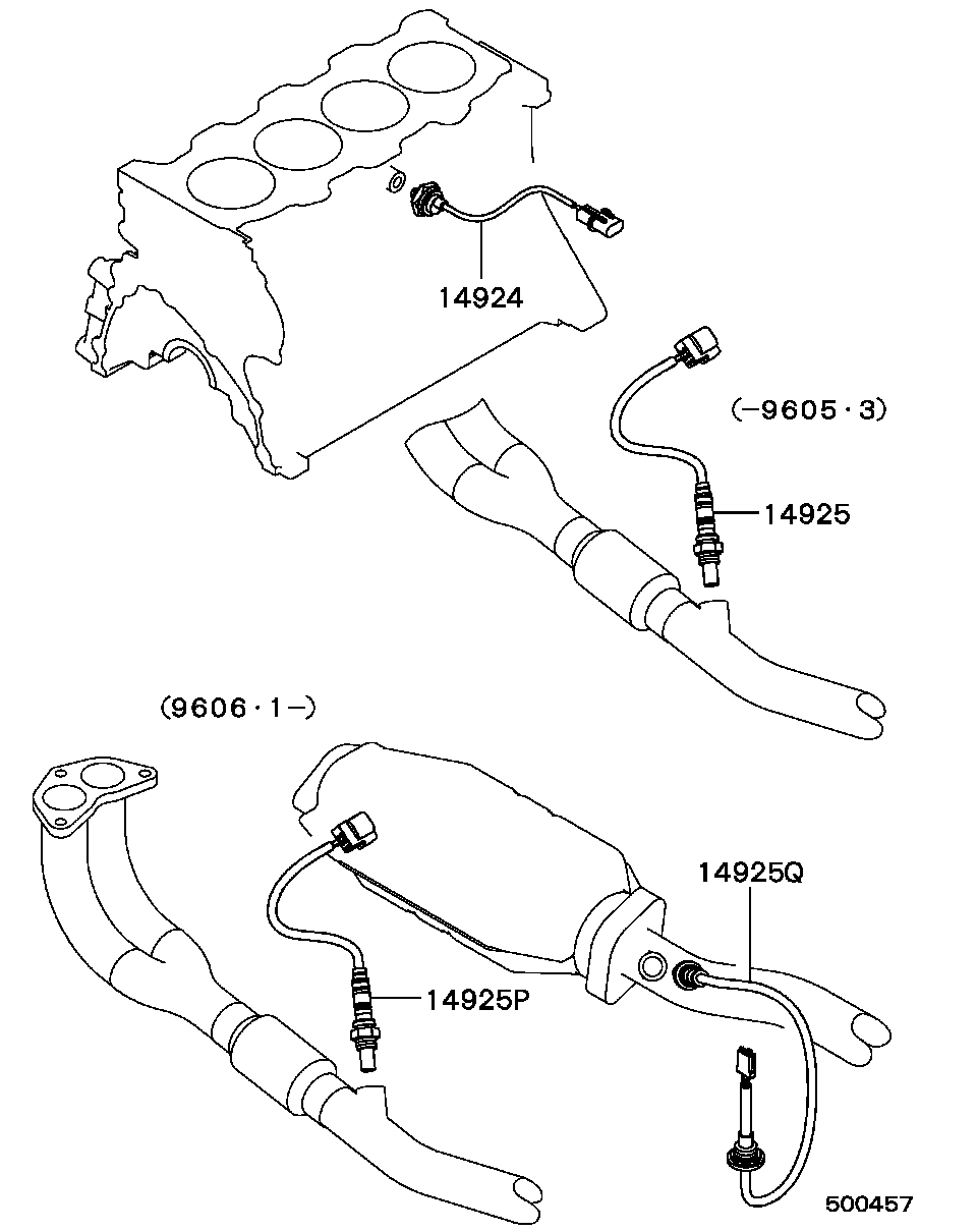 Proton MD183399 - Sonda Lambda allinparts.ro