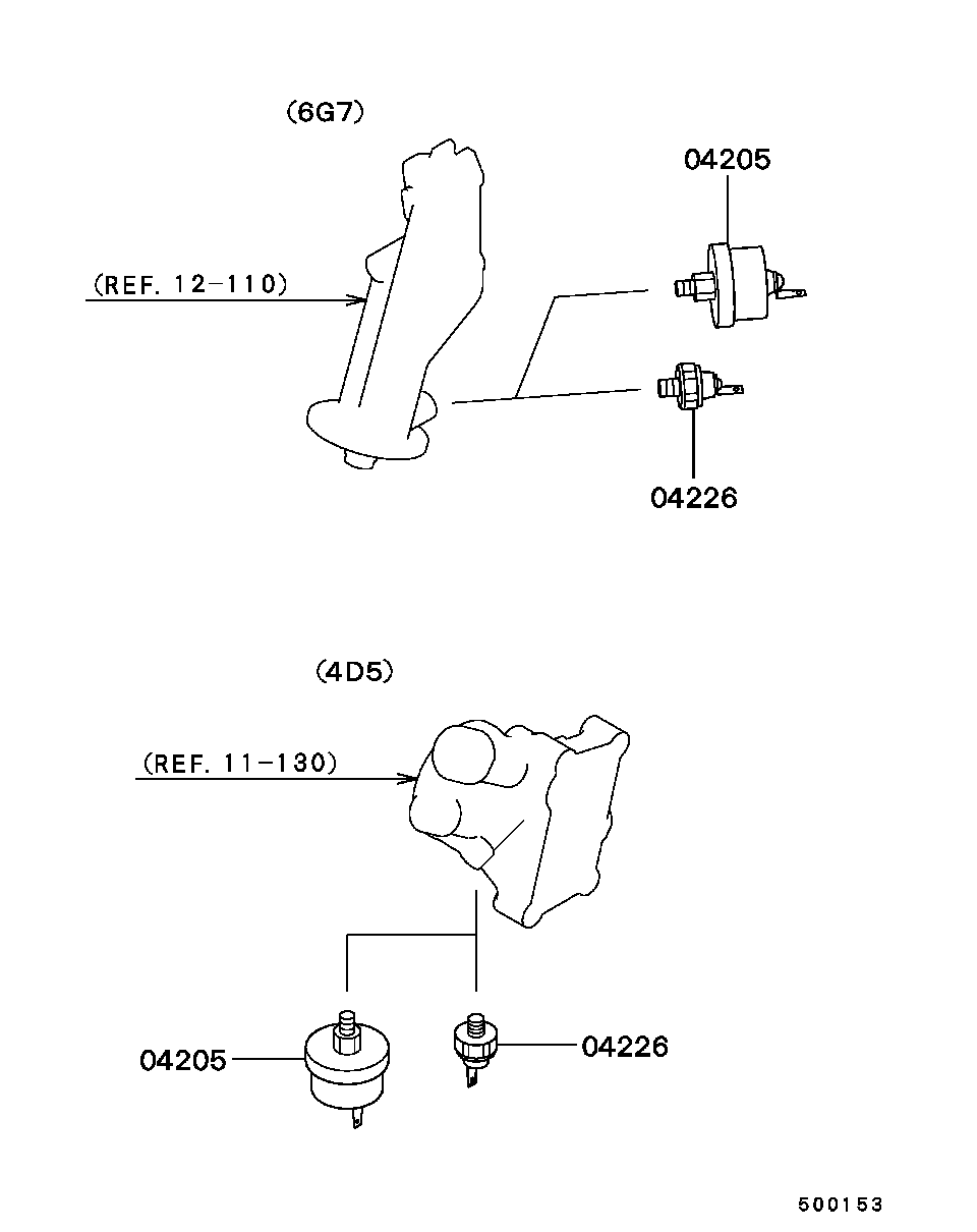 Mitsubishi MD09 2660 - Senzor,presiune ulei allinparts.ro