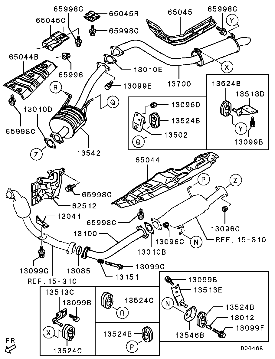KIA-HYUNDAI MN135592 - Suport, toba esapament allinparts.ro