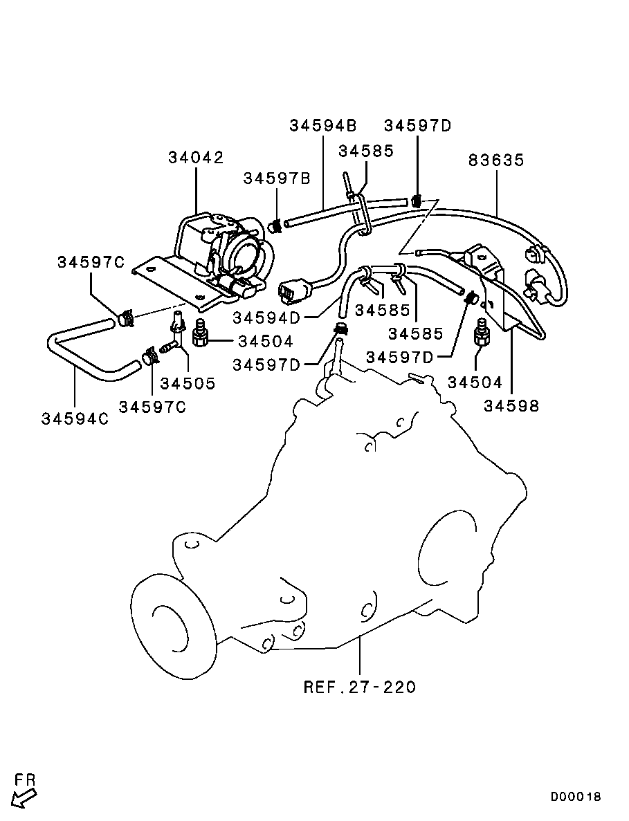 Mitsubishi MS660161 - Sistem de esapament allinparts.ro