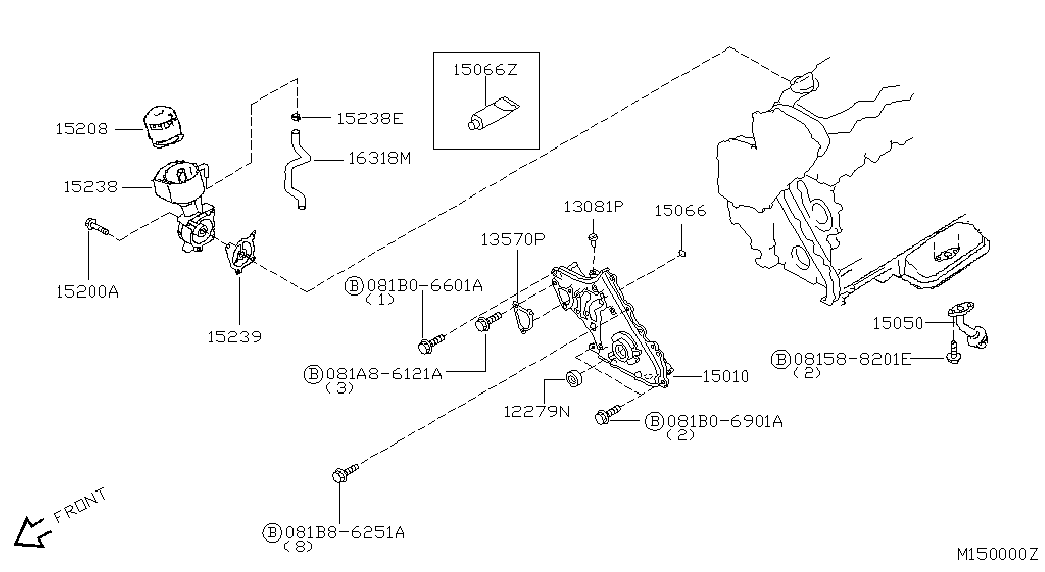 FCA 15208BN30A - Filtru ulei allinparts.ro