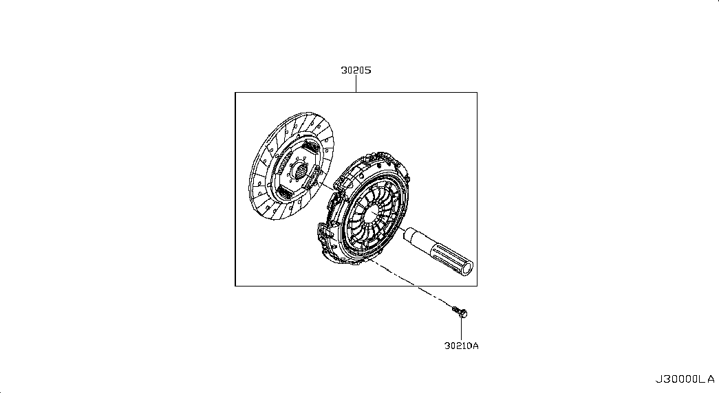 NISSAN 30205-00Q0F - Set ambreiaj allinparts.ro