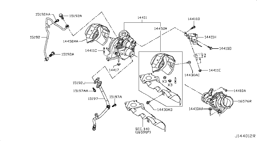 PSA 1441100Q3D - Compresor,sistem de supraalimentare allinparts.ro