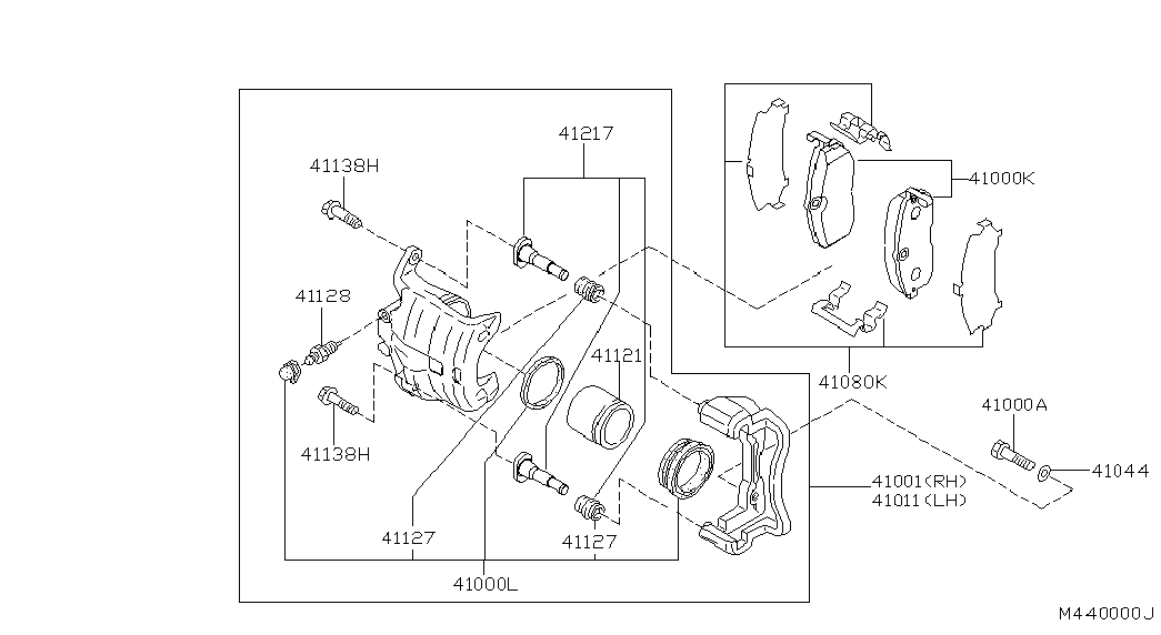 GM 410114U10A - Etrier frana allinparts.ro