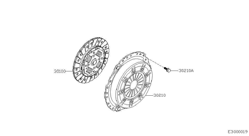 NISSAN 30100-2F217 - Disc ambreiaj allinparts.ro
