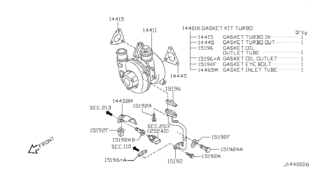 NISSAN 144112X90A* - Compresor,sistem de supraalimentare allinparts.ro