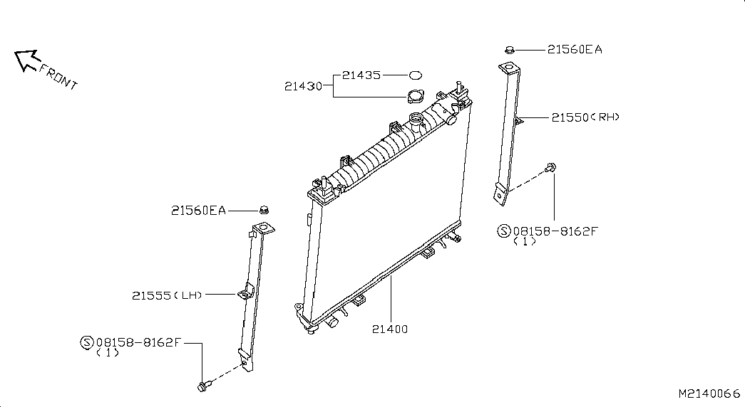 NISSAN 21430-1P107 - Buson,radiator allinparts.ro
