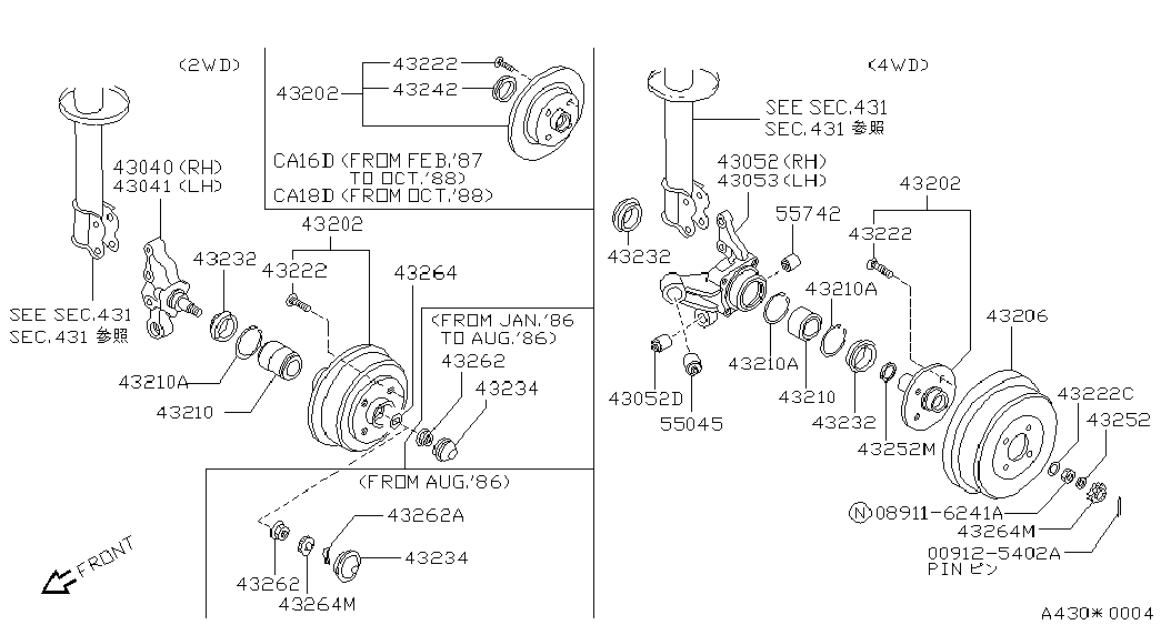 NISSAN 0153100021 - Set rulment roata allinparts.ro