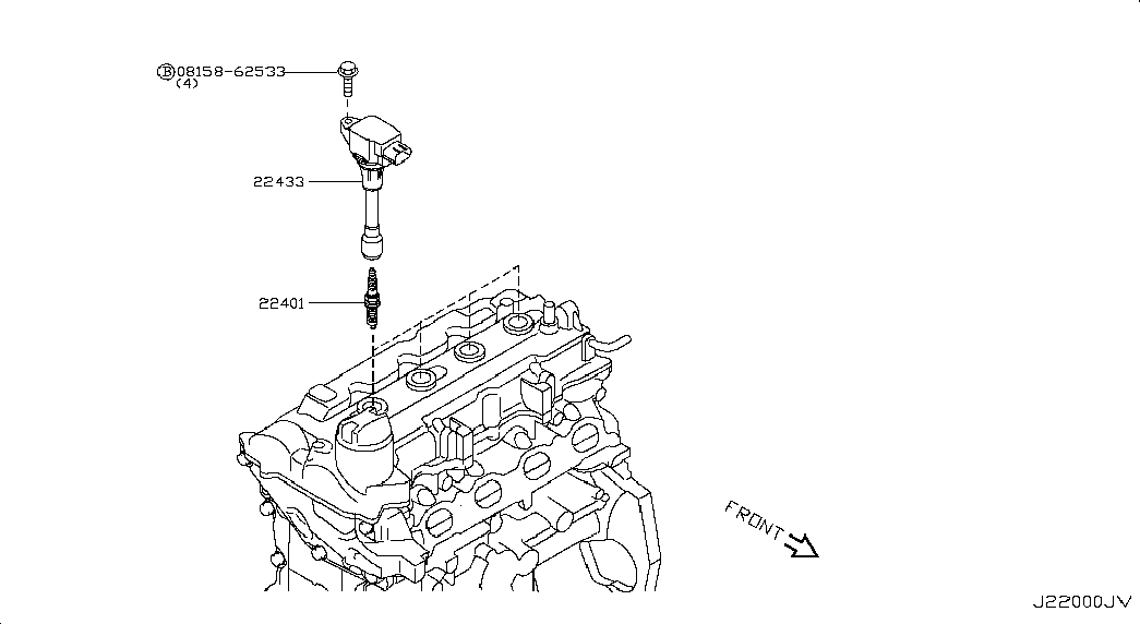 NISSAN 22401-EA014 - Bujii allinparts.ro