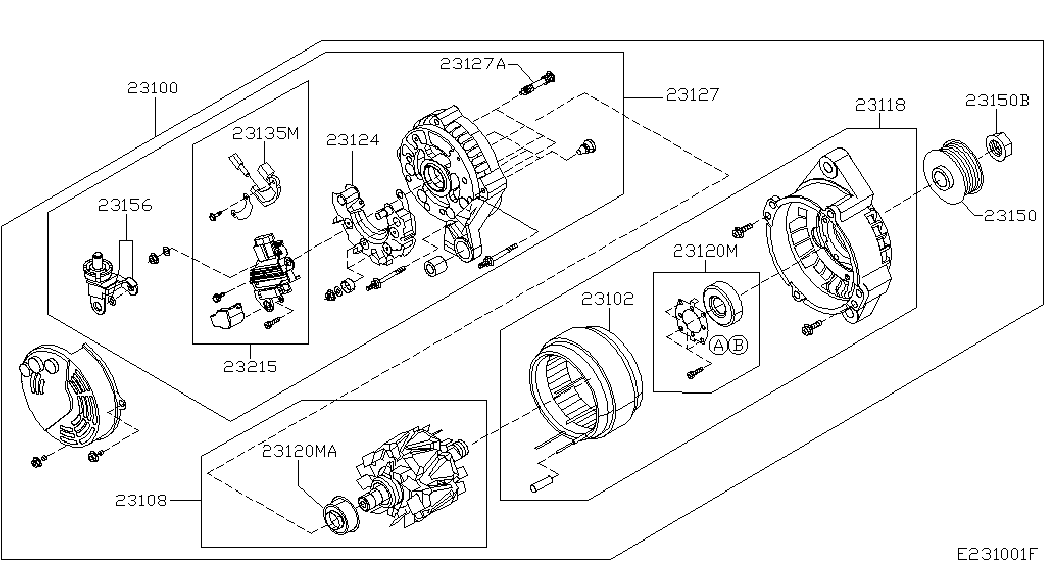 NISSAN 23120-30R10 - Fulie, alternator allinparts.ro