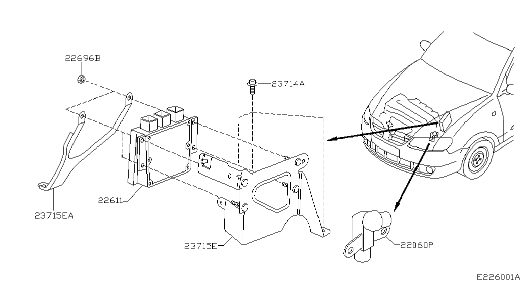 Infiniti 22060BN700 - Senor batai allinparts.ro