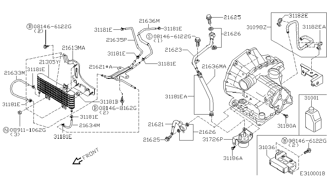 NISSAN KLE5000004 - Ulei cutie automata allinparts.ro