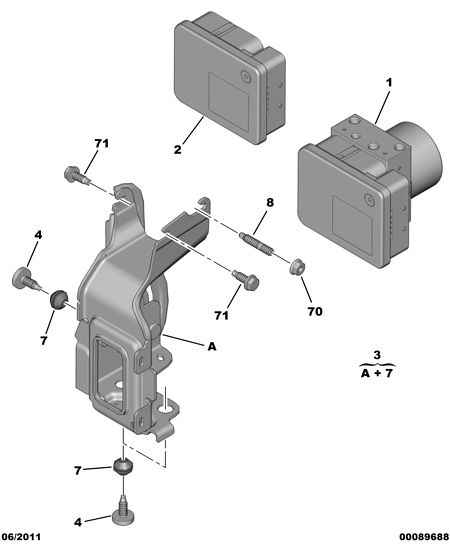 PSA 16 101 344 80 - Unitate hidraulica, sistem franare allinparts.ro