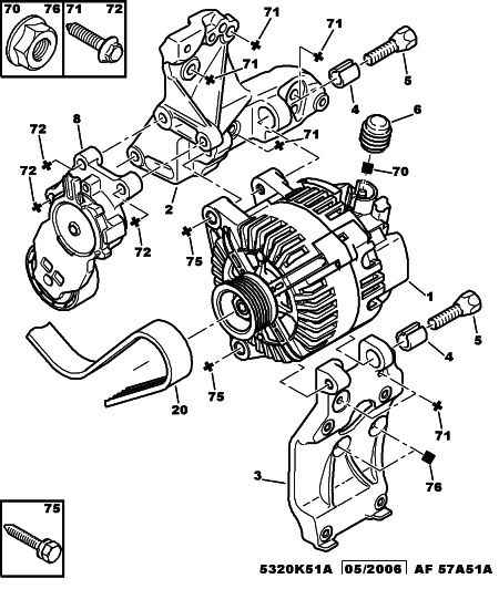 VAG 5705 CQ - Generator / Alternator allinparts.ro