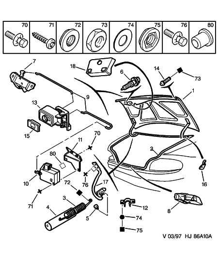 PSA 6949 10 - Pompa de apa,spalare parbriz allinparts.ro