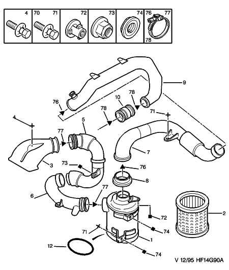 PSA 1444 F1 - Filtru aer allinparts.ro