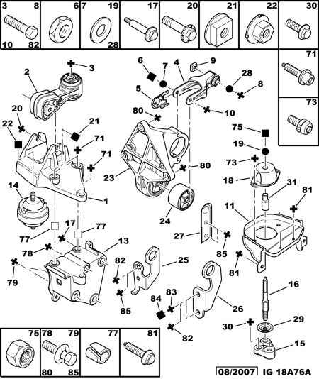 FCA 1806 32 - Suport, transmisie automata allinparts.ro