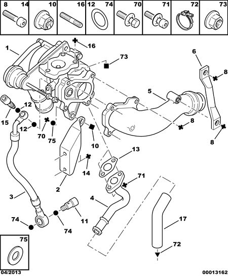 FCA 0375 C8 - Ansamblu miez turbo allinparts.ro