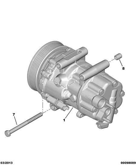 OM 6453 ZE - Compresor, climatizare allinparts.ro