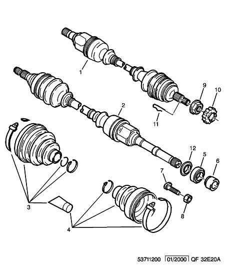 PSA 3287 90 - Burduf cauciuc, articulatie planetara allinparts.ro