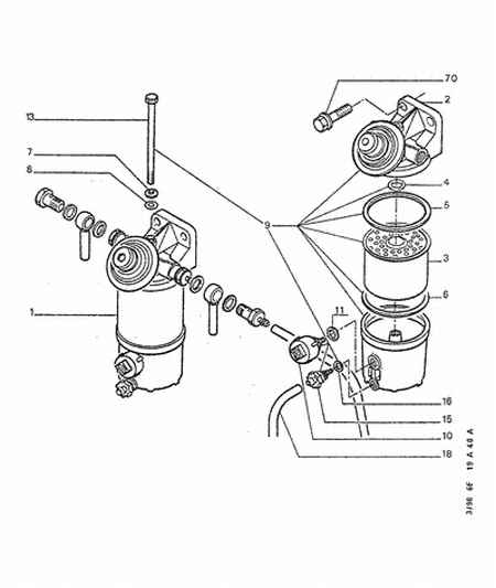 PSA 1904 13 - Filtru combustibil allinparts.ro