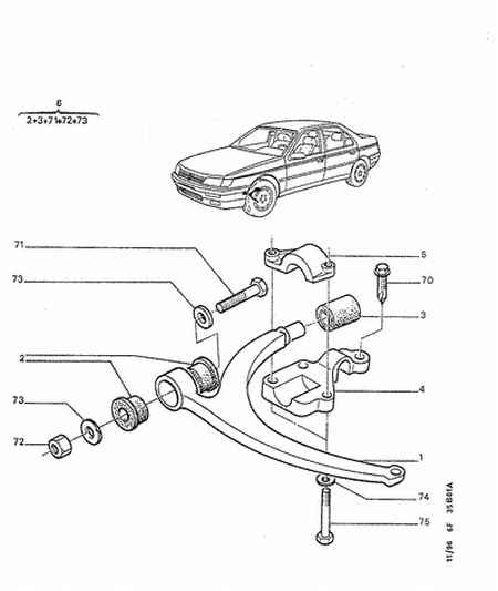 PSA 3520.K6 - Brat, suspensie roata allinparts.ro