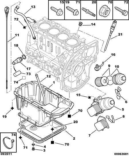 PSA 0311 29 - Surub de golire,baia de ulei allinparts.ro