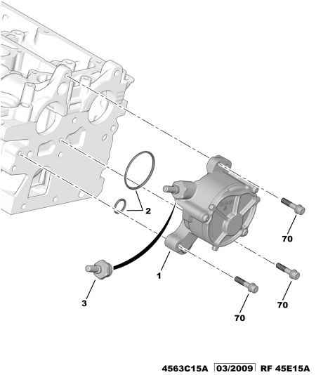 PSA 4565 87 - Pompa vacuum,sistem de franare allinparts.ro