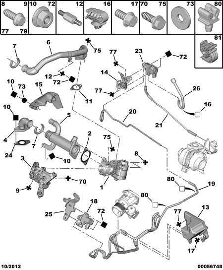 PSA 1618.S8 - Supapa EGR allinparts.ro