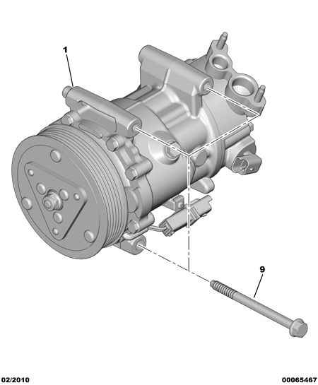 PSA 6453.WK - Compresor, climatizare allinparts.ro