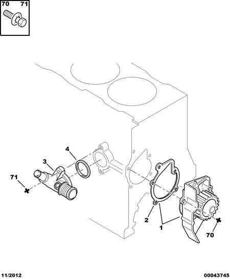 PSA 1201.98 - Pompa apa allinparts.ro