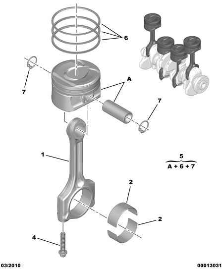 PSA 0628 S1 - Piston allinparts.ro