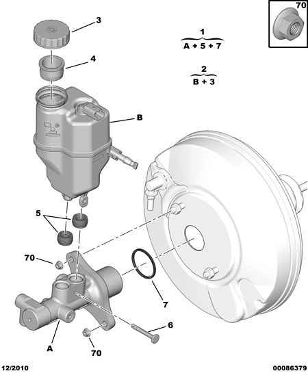 PSA 4637 17 - Pompa centrala, frana allinparts.ro