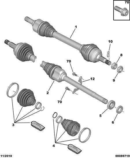 PSA 3272 GG - Set articulatie, planetara allinparts.ro