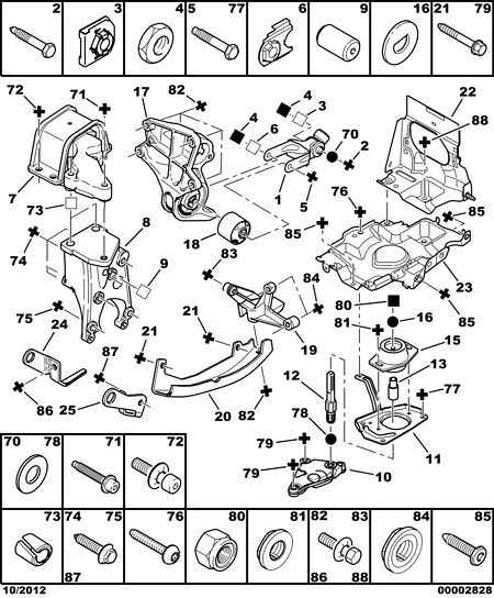 PSA 1807 P9 - Suport motor allinparts.ro