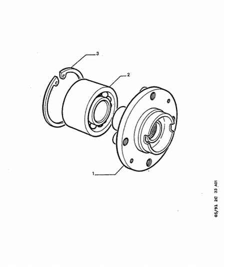 PSA 3345.35 - PSA 3345.35 - Set rulment roata allinparts.ro
