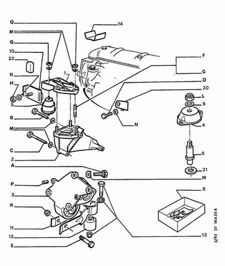 PSA 1807 47 - Suport motor allinparts.ro
