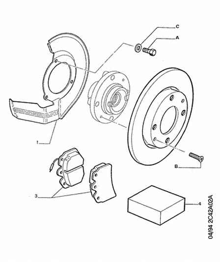 PSA 4252-82 - Set placute frana,frana disc allinparts.ro